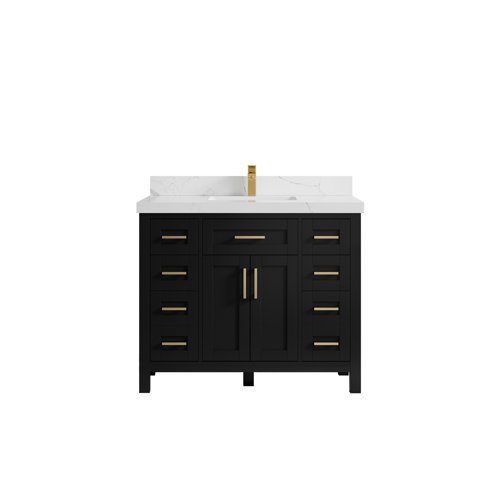 Wayfair | 42 Inch Black Bathroom Vanities You'll Love in 2023